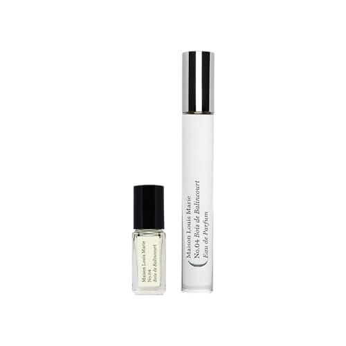 Maison Louis Marie Perfume Set - Non-Toxic Sandalwood Fragrance, Mini Travel Size Duo