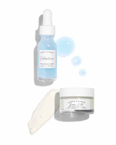 Earth Harbor Skin Care Set - Hydra-Plumping Serum & Multi-Tasking Creme for Radiant Skin - 25mL