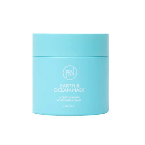 Flora & Noor Kaolin Clay Face Mask - Purifies, Soothes, Vegan, Hydrating - 4oz