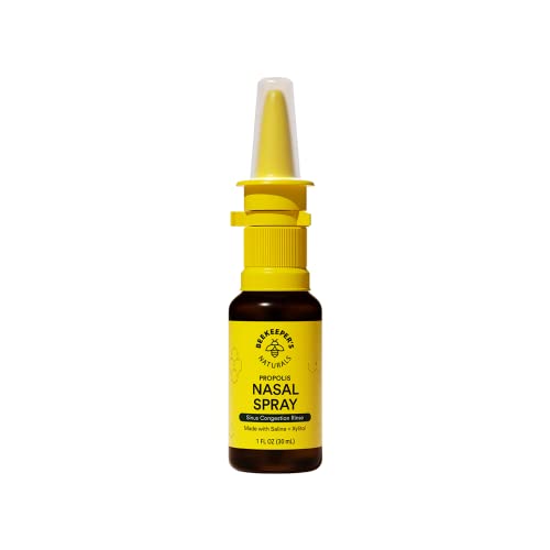 Beekeeper's Naturals Nasal Spray - Clears Congestion, Moisturizes, Natural Ingredients - 1 fl oz