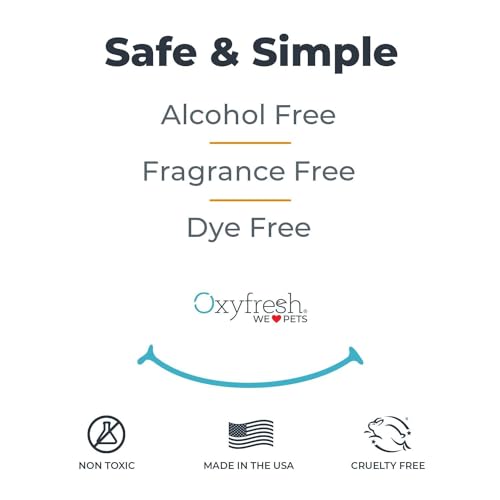 Oxyfresh Pet Dental Care Solution - Eliminates Bad Breath, Fights Plaque & Tartar - 16oz