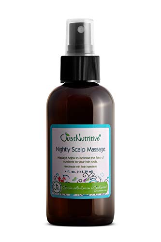 Just Nutritive Scalp Treatment - Nourishing Night Care for Thicker Hair, 4 Fl Oz