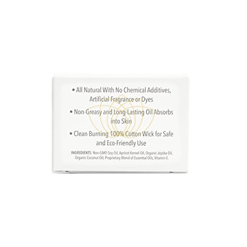 Good Clean Love Spicy Citrus Massage Candle - 100% Natural, Aromatic Oil, Vegan - 4 Oz