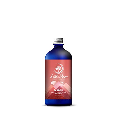 Little Moon Essentials Massage Oil - Aromatic Blend, Vegan, Natural Ingredients - 2 oz