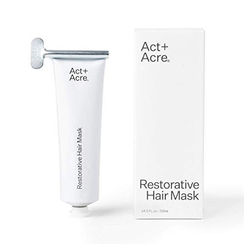 Act+Acre Hair Mask - Deeply Hydrating Treatment for Dry, Damaged Hair - 4 Fl Oz