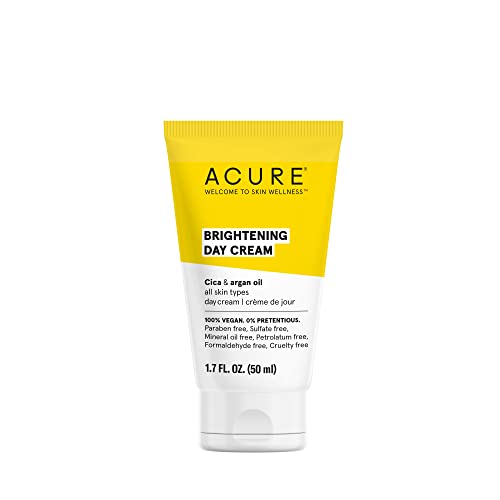 ACURE Brightening Day & Night Cream Duo - 100% Vegan, Moisturizes & Brightens - 1.7oz Each
