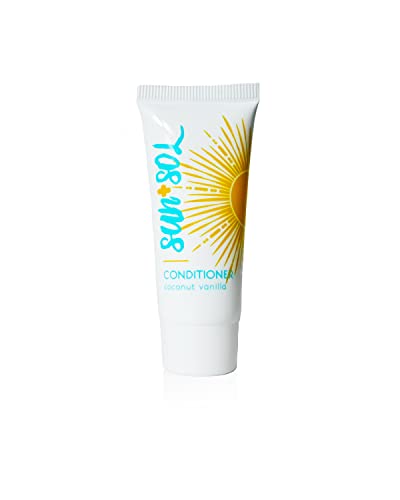 World Amenities Hydrating Conditioner - Coconut & Vanilla Scent, 100% Recyclable - 0.7oz, 50 Count