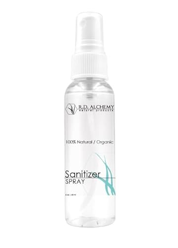 RD Alchemy Hand Sanitizer - Moisturizing & Soothing, 14 Herbal Extracts - TSA Approved Size