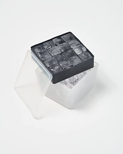 W&P Mini Ice Box Silicone Tray - Easy Release, BPA-Free, Compact Design - Holds 48 Cubes