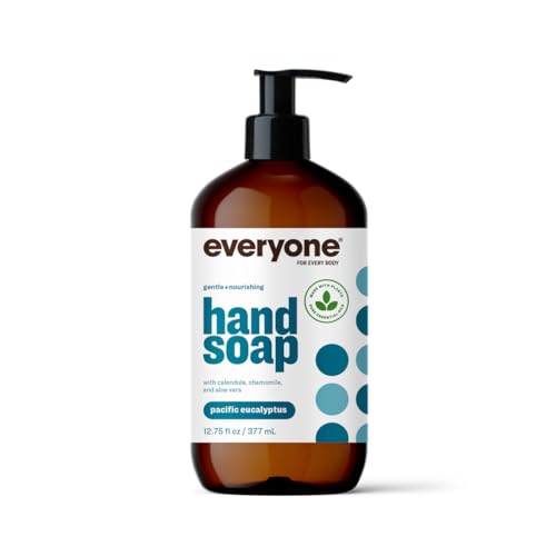 Everyone Liquid Hand Soap - EWG Verified, Plant-Based Eucalyptus Scent, 12.75oz Recycled Bottle