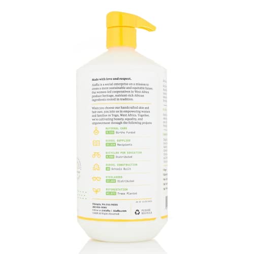 Alaffia EveryDay Coconut Conditioner - Ultra Hydrating, Fair Trade Coconut Oil & Ginger - 32 Fl Oz