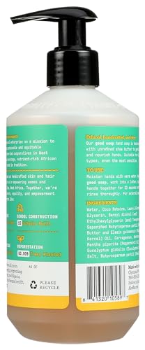 ALAFFIA Eucalyptus Mint Hand Soap - No Animal Testing, Organic Certified - 12oz