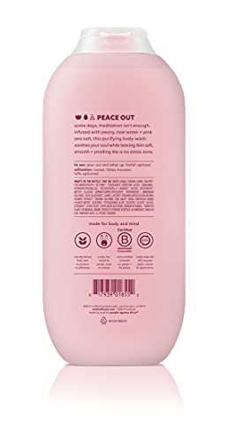 Method Body Wash - Detoxifying, Paraben & Phthalate Free, Moisturizing - 3 x 18oz, Pure Peace