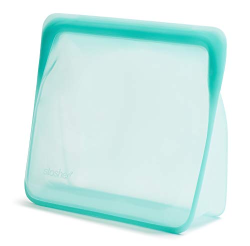 Stasher Silicone Food Storage Bags - Leakproof, Dishwasher Safe, Versatile Use - 104oz & 64oz