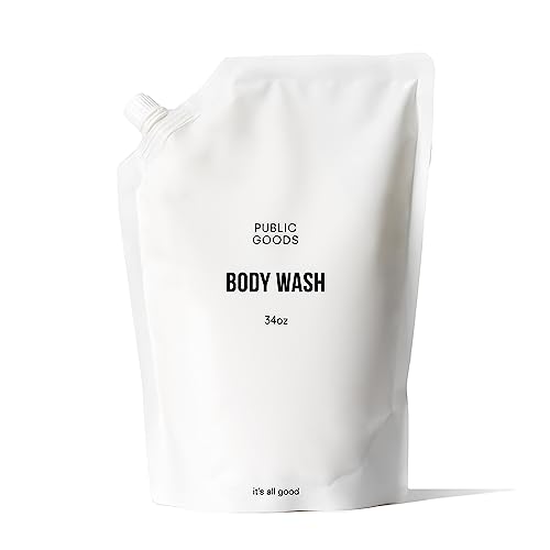 Public Goods Body Wash - Nourishing Natural Soap with Organic Essential Oils, Vegan - 34 Fl Oz