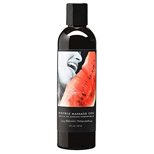 Earthly Body Massage Oil - Moisturizing Glide, Vegan Formula with Natural Oils - 8 fl. oz.
