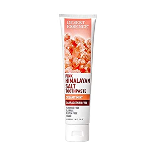 Desert Essence Toothpaste - Deep Clean with Tea Tree Oil, Mineral Rich, Creamy Mint - 6.25oz