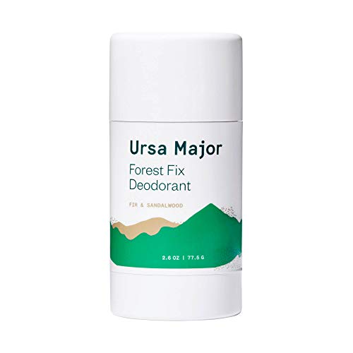 Ursa Major Natural Deodorant - Odor Eliminator, Aluminum-Free, Non-Staining - 2.6oz Forest Fix