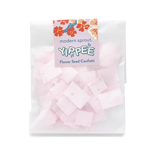 Modern Sprout Seed Confetti Poppers - Plant Wildflowers, Non-Toxic & Refillable - 12 Pack
