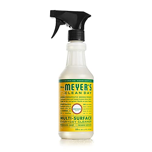 Mrs. Meyer's All-Purpose Cleaner - Removes Stuck Dirt, Cruelty-Free, Honeysuckle Scent - 16 Fl. Oz