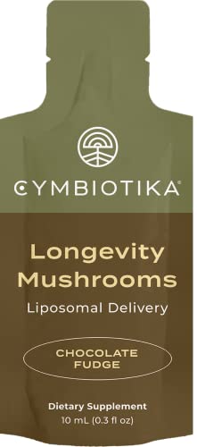 CYMBIOTIKA Mushroom & Creatine+ Supplement - Boost Energy & Recovery, Vegan, 6 Organic Mushrooms