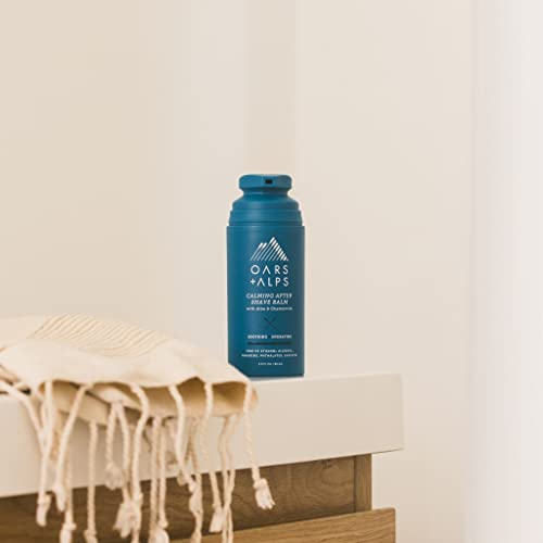 Oars + Alps After Shave Balm - Soothes & Hydrates with Aloe & Chamomile - 2.9 Fl Oz