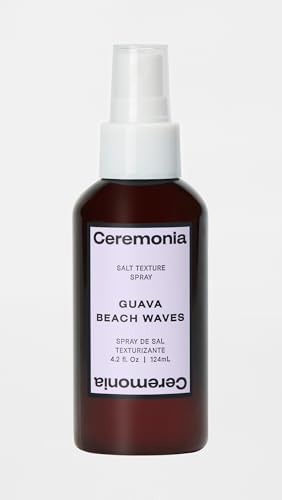 Ceremonia Guava Beach Waves Texture Spray - Adds Volume & UV Protection, 4.2 Fl Oz