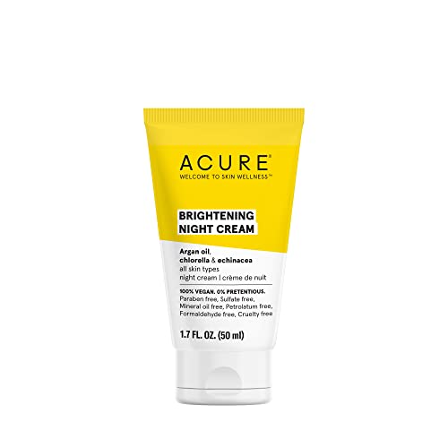ACURE Brightening Day & Night Cream Duo - 100% Vegan, Moisturizes & Brightens - 1.7oz Each