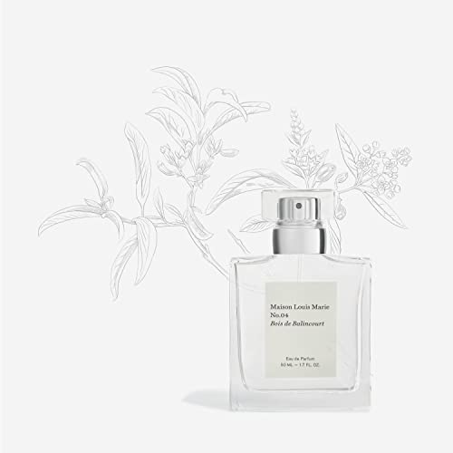 Maison Louis Marie Perfume - Sandalwood & Cedarwood Fragrance, Vegan & Non-Toxic - 1.7 fl oz