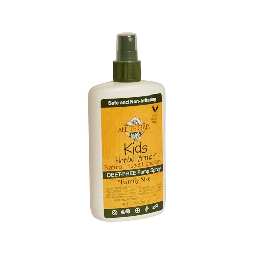 All Terrain Kids Herbal Armor Bug Repellent - DEET-Free, Plant-Based, Safe for Family - 8oz