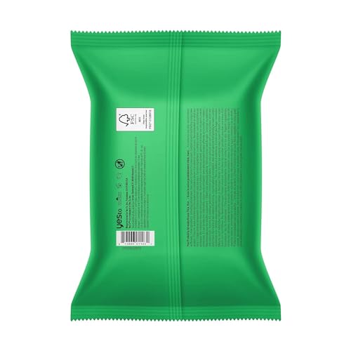 Yes To Cucumbers Facial Cleansing Wipes - Hypoallergenic, Biodegradable, Nourishing - 30 Count x2