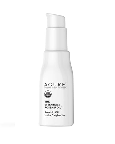 Acure Rosehip Carrier Oil - Balances Moisture, Rich in Essential Fatty Acids - 1 oz