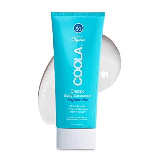 COOLA Organic Sunscreen SPF 50 - Plant-Powered Protection, Vegan & Gluten Free - 5 Fl Oz