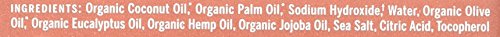 Dr. Bronner's Organic Castile Bar Soap - Gentle, Vegan, Eucalyptus Scent - 5 oz