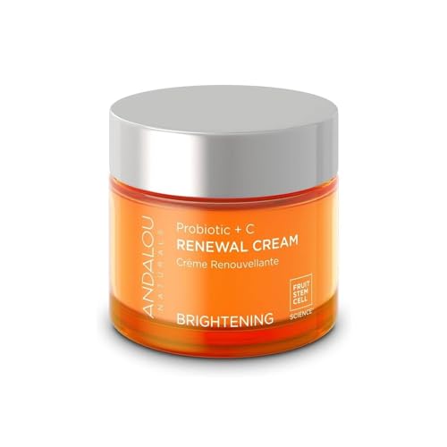 Andalou Naturals Probiotic + C Renewal Cream - Brightens & Balances Skin Health - 1.7oz