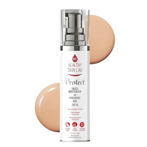 Healthy Skin Lab Tinted Moisturizer - SPF 50, Hydrating, Dermatologist-Tested - 50ml