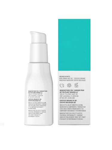 Acure Rosehip Carrier Oil - Balances Moisture, Rich in Essential Fatty Acids - 1 oz
