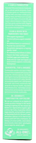 Dr. Bronner’s Toothpaste - Organic & Fair Trade, Fluoride-Free, Spearmint Flavor - 5oz