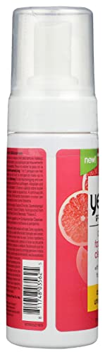 Yes To Grapefruit Daily Foaming Cleanser - Brightens Skin, Removes Makeup, Vegan - 4 Fl Oz