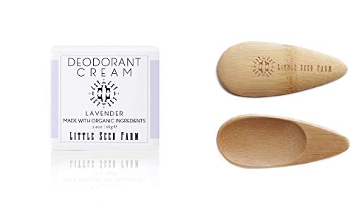 Little Seed Farm Natural Deodorant Cream - Lavender, 24-Hour Odor Control, Aluminum-Free - 2.4oz