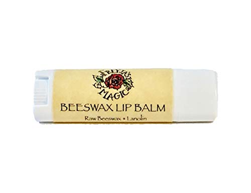 Viking Lip Balm - Moisturizes & Protects with Raw Beeswax, Lanolin - Unscented, 0.15 oz