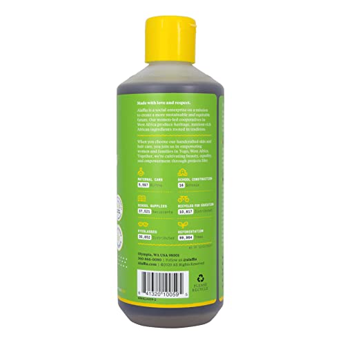 Alaffia Everyday Coconut Shampoo - Hydrating & Gentle for Curly Hair, Vitamin E & Ginger - 16oz