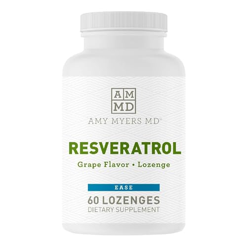 Amy Myers Resveratrol Supplement - Supports Immune & Heart Health, Joint Comfort - 60 Caps