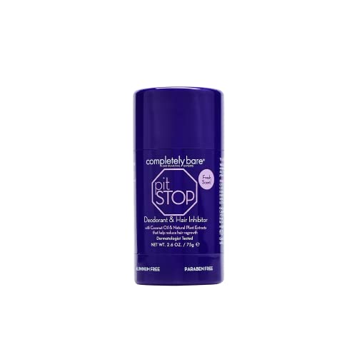 completely bare pit STOP Deodorant - Nourishing Coconut Oil, Hair Minimizer, Aloe Soothing - 2.5oz
