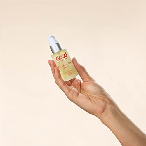 Good Clean Love Body Oil - Natural Aphrodisiac, Intimate Massage Oil, Exotic Rose Scent - 30mL