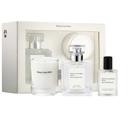 Maison Louis Marie Candle Set - Non-Toxic Fragrance, Vegan & Cruelty-Free - 3-Piece Gift Set