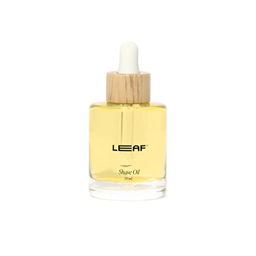 Leaf Shave Shaving Oil - Moisturizes, Reduces Irritation, Vegan & Plastic-Free Dropper - 1.7 fl oz