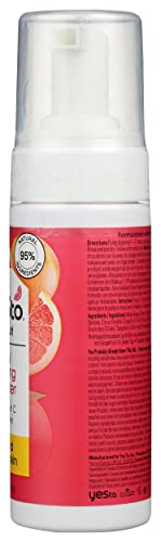 Yes To Grapefruit Daily Foaming Cleanser - Brightens Skin, Removes Makeup, Vegan - 4 Fl Oz