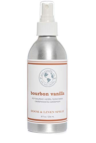 Eco Candle Co. Room & Linen Spray - Freshens with Bourbon Vanilla, Natural Ingredients - 8oz