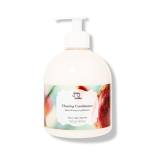 100% PURE Glossy Locks Conditioner - Hydrates & Restores Shine, Vegan Ingredients - 16 Fl Oz